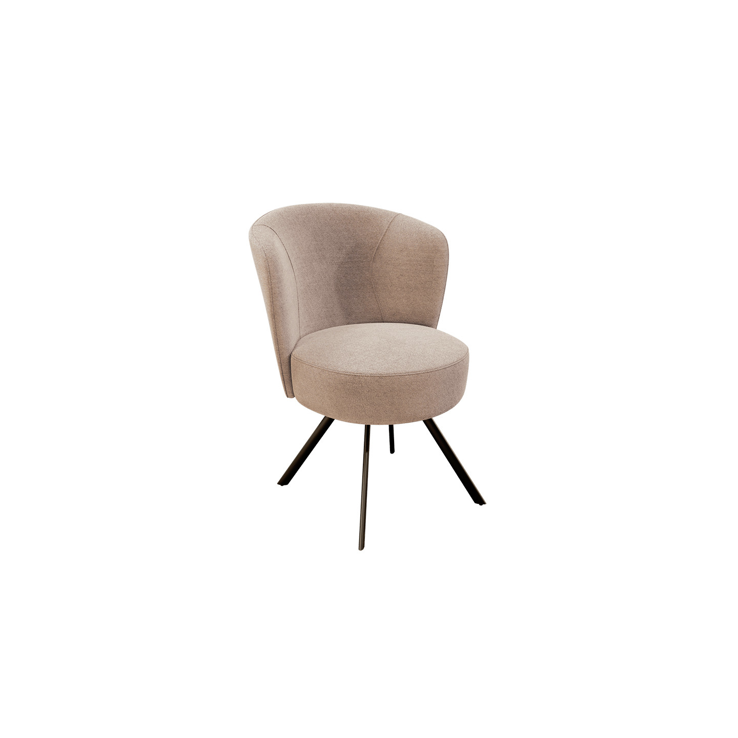 Fauteuil rotatif PRAGUE, 8 coloris Akante