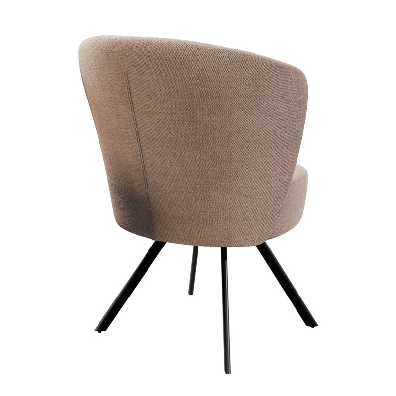 Fauteuil rotatif PRAGUE, 8 coloris Akante