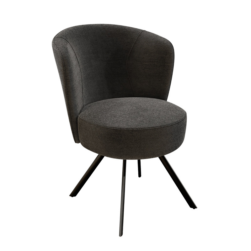 Fauteuil rotatif PRAGUE, 8 coloris Akante