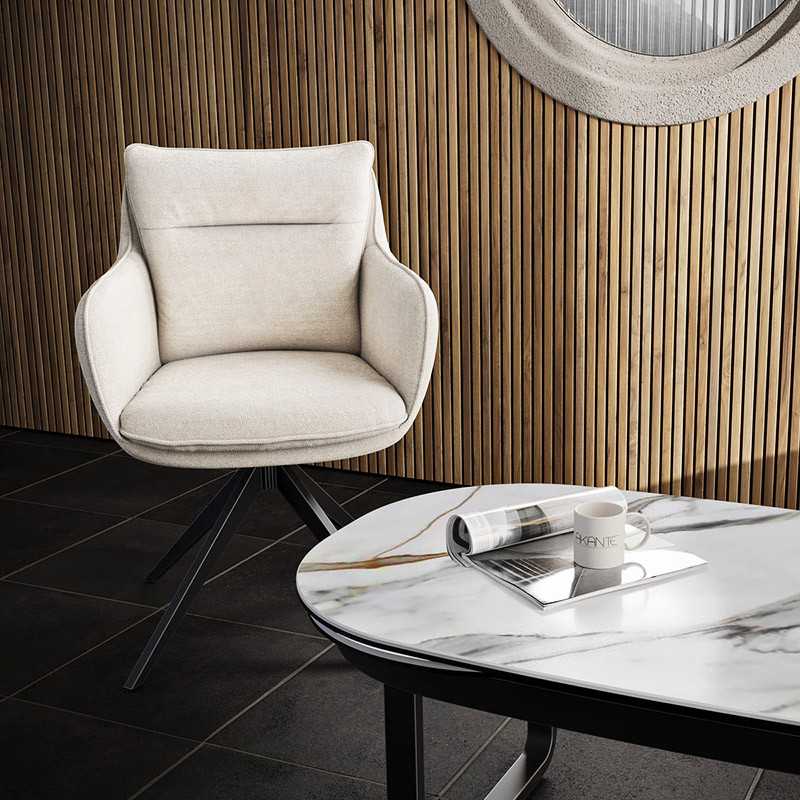 Chaise de table pivotante BELFAST, 8 coloris Akante