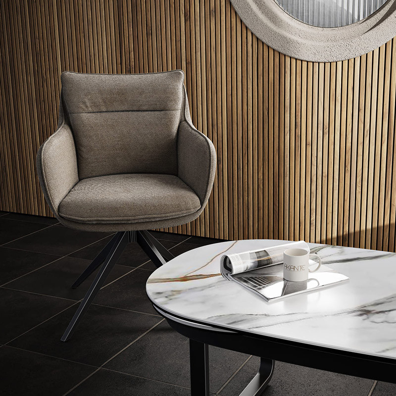 Chaise de table pivotante BELFAST, 8 coloris Akante