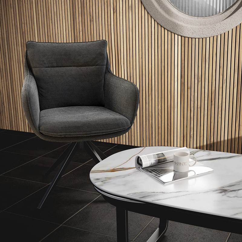 Chaise de table pivotante BELFAST, 8 coloris Akante