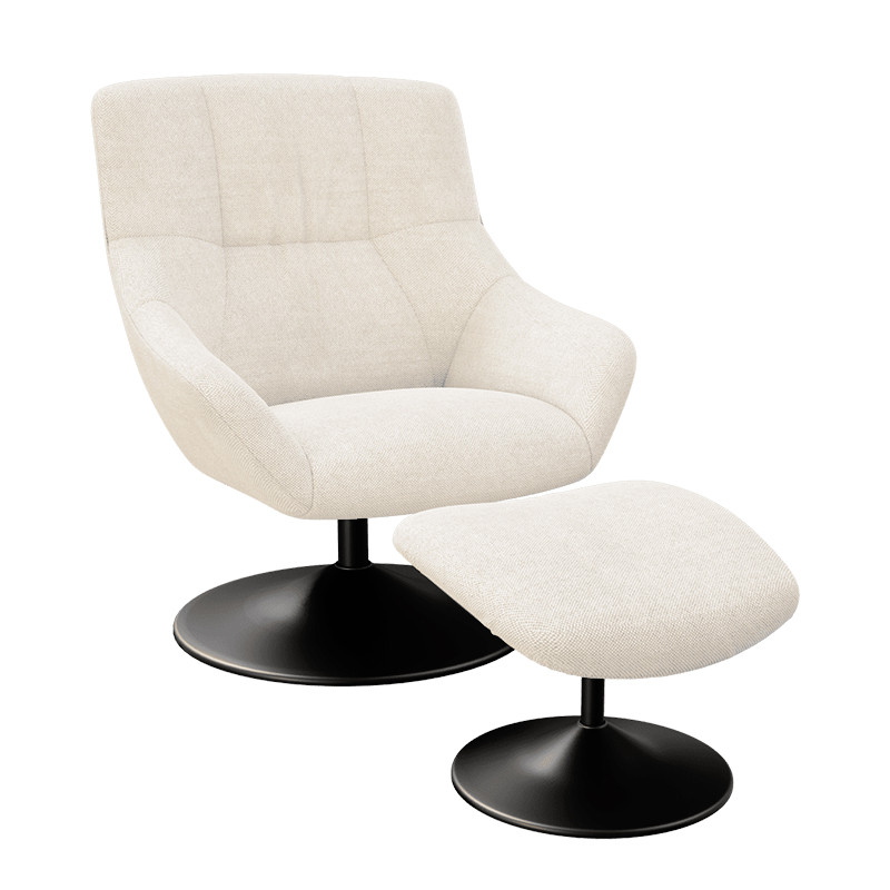 Fauteuil pied pivotant BILBAO, 8 coloris Akante