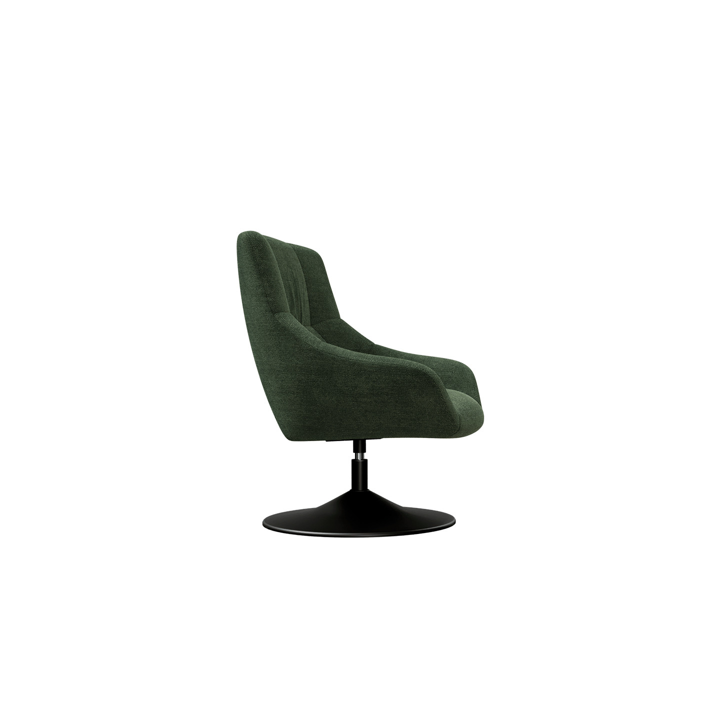 Fauteuil pied pivotant BILBAO, 8 coloris Akante