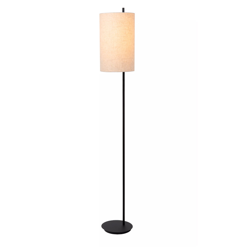 Lampadaire abat-jour blanc MAGIC, avec ou sans liseuse Lucide