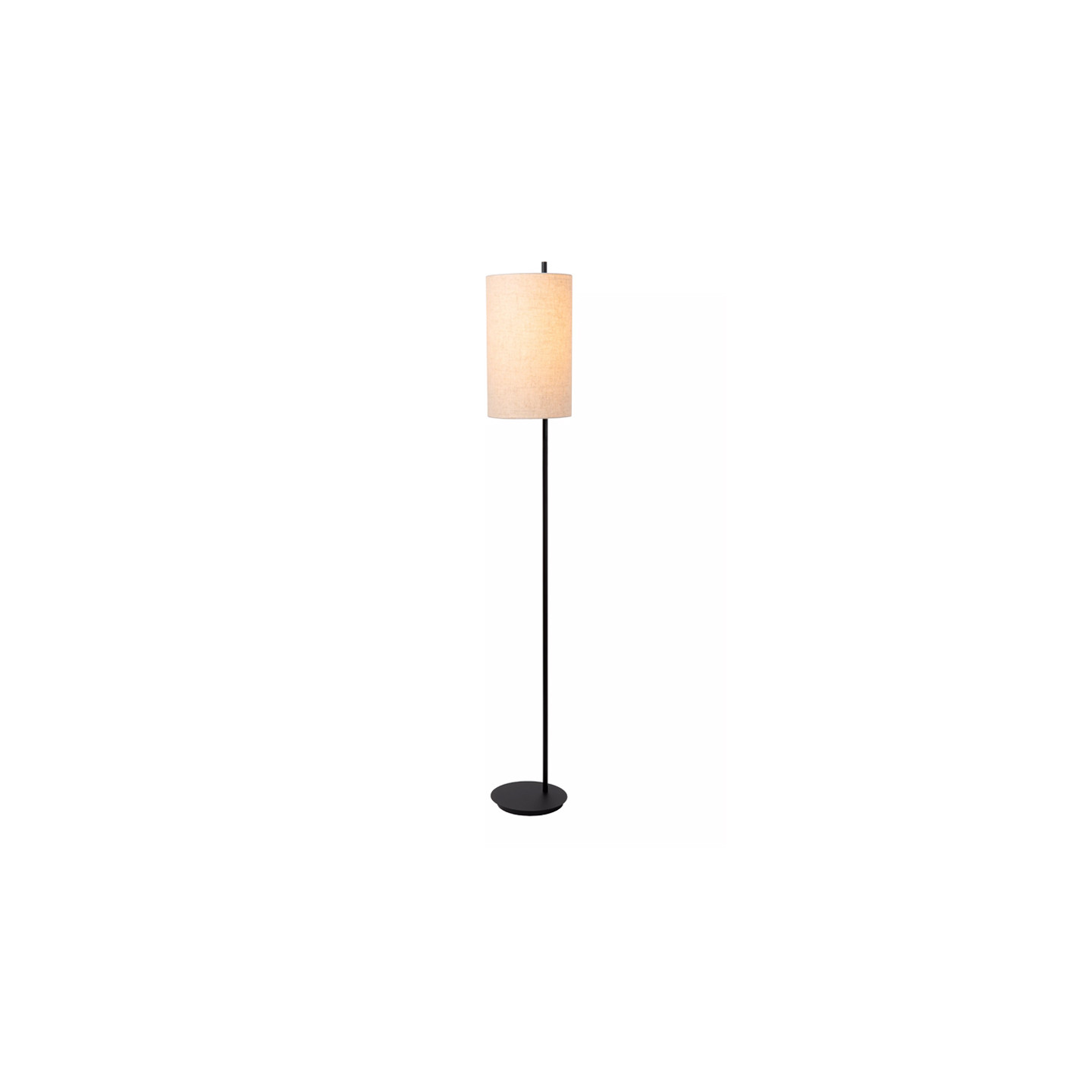 Lampadaire abat-jour blanc MAGIC, avec ou sans liseuse Lucide