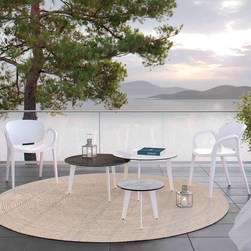 Chaise exterieur jardin OCTAVE, 6 coloris Akante