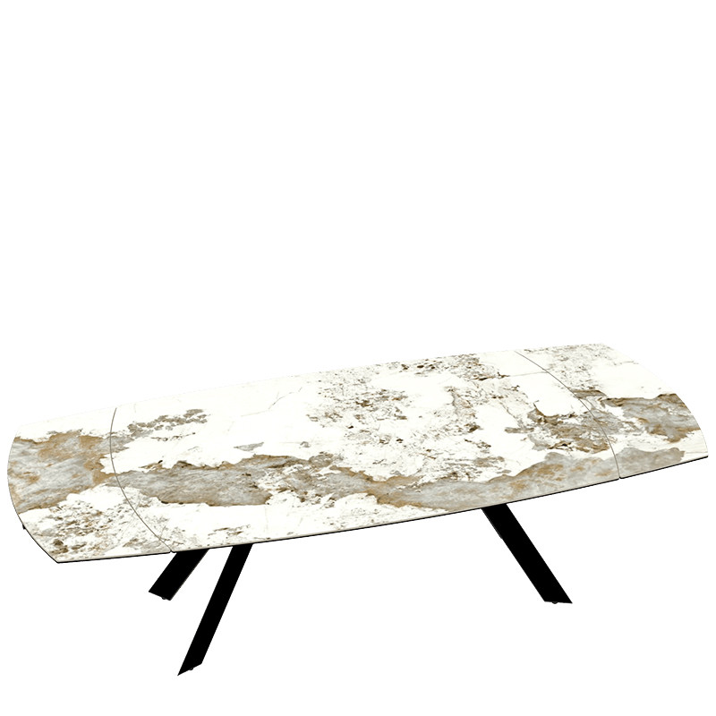 Table extensible plateau céramique MISSOURI 190-270 CM, 3 finitions Akante