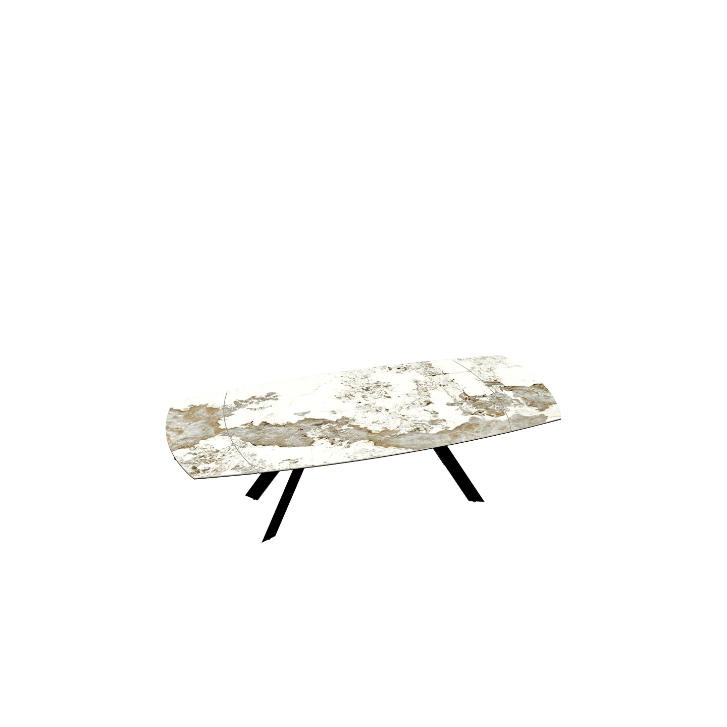 Table extensible plateau céramique MISSOURI 190-270 CM, 3 finitions Akante