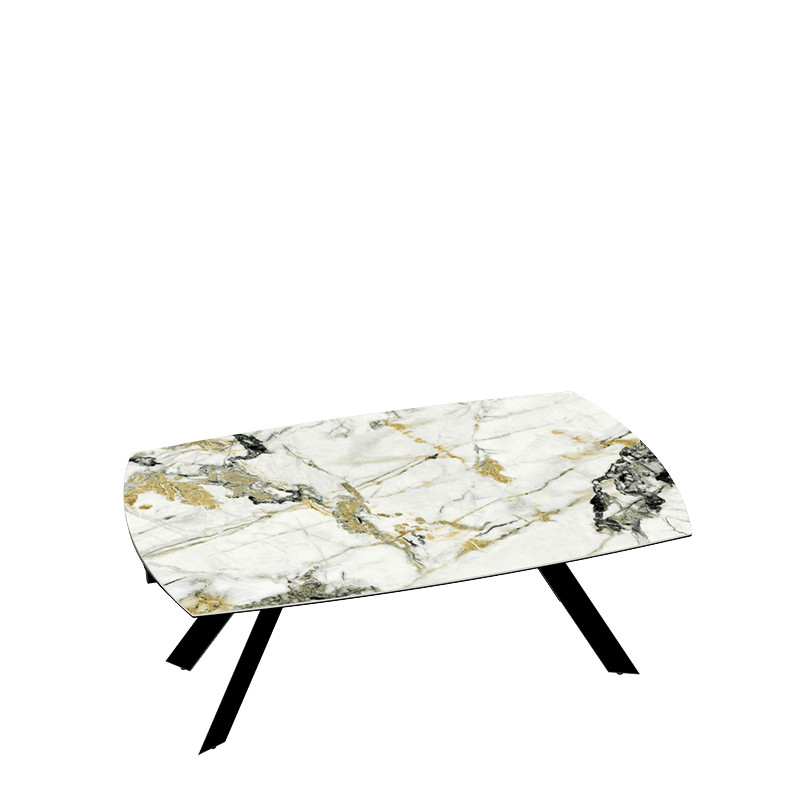 Table extensible plateau céramique MISSOURI 190-270 CM, 3 finitions Akante