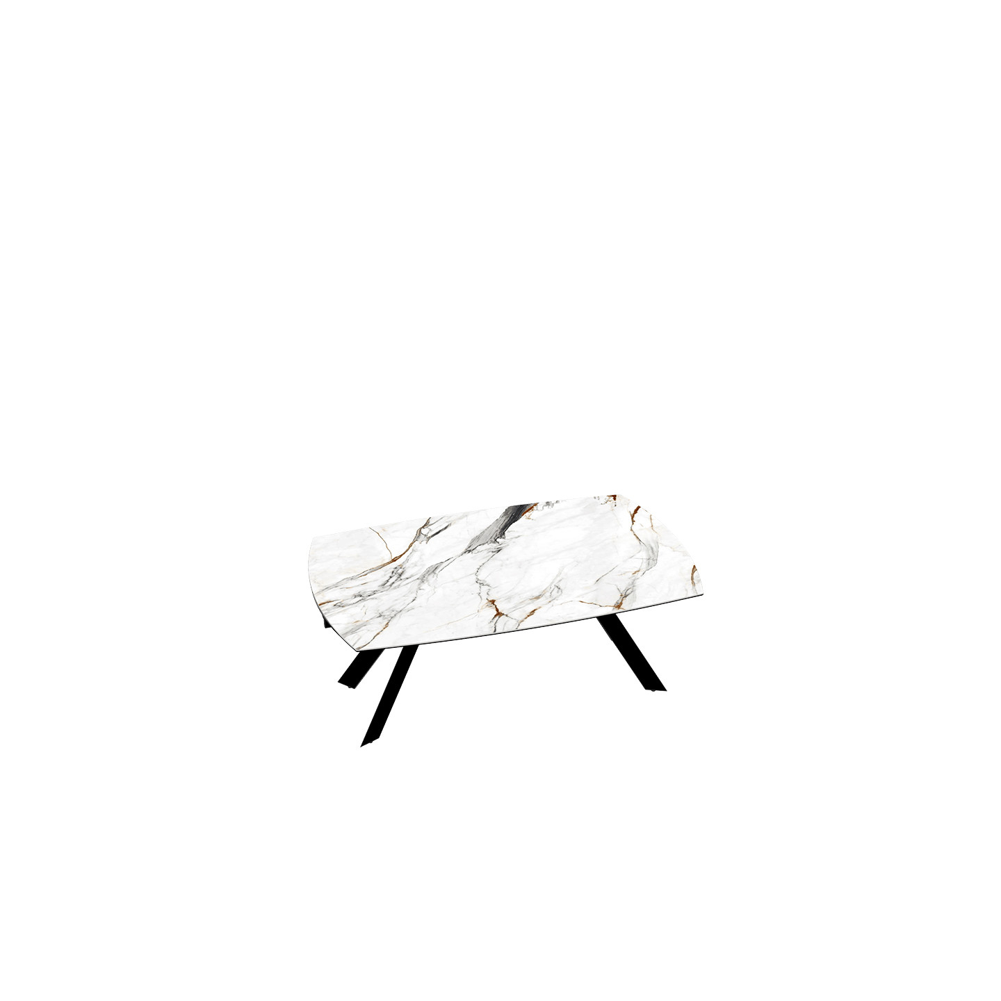 Table extensible plateau céramique MISSOURI 190-270 CM, 3 finitions Akante