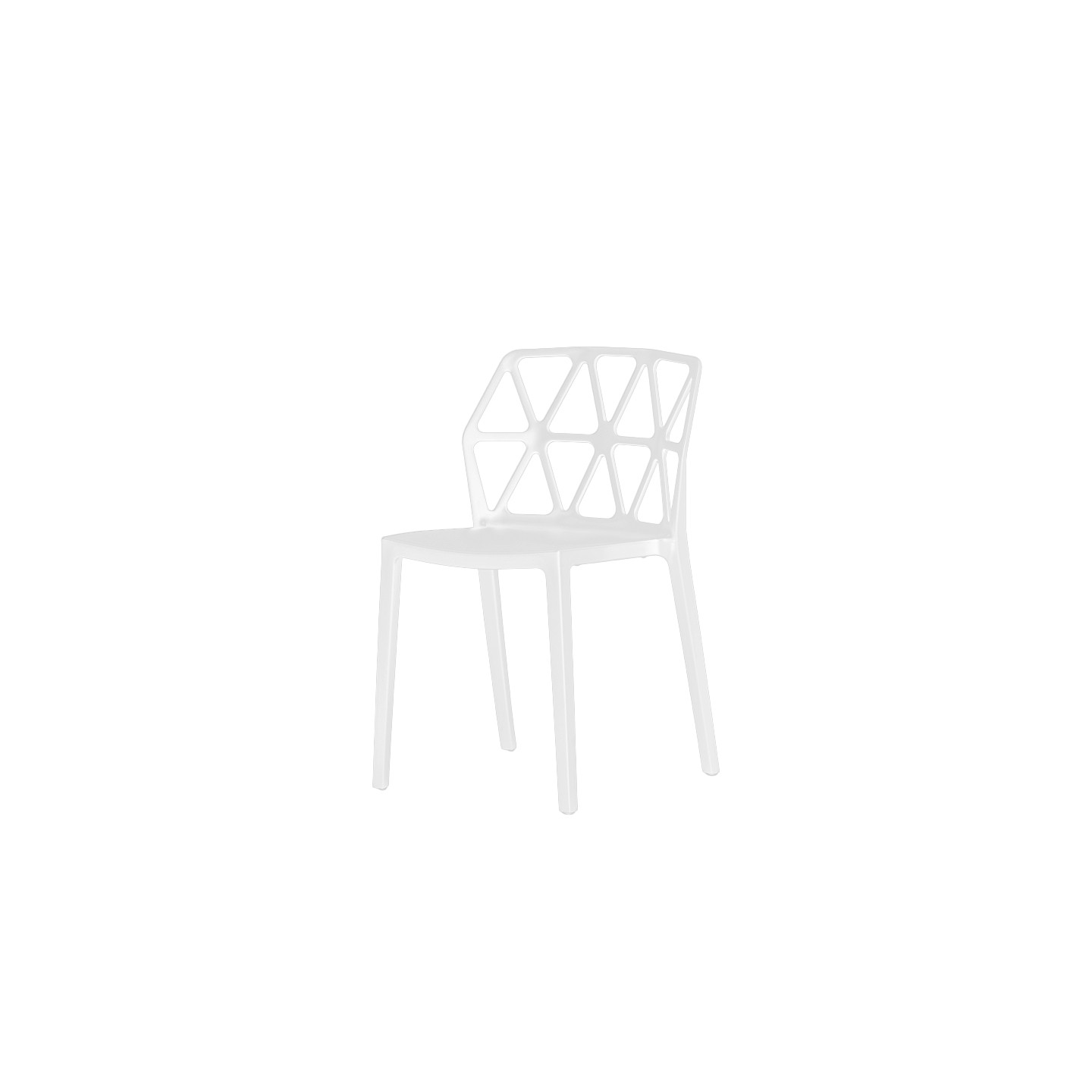 Chaise design en polypropylène ALCHEMIA, 8 coloris Connubia