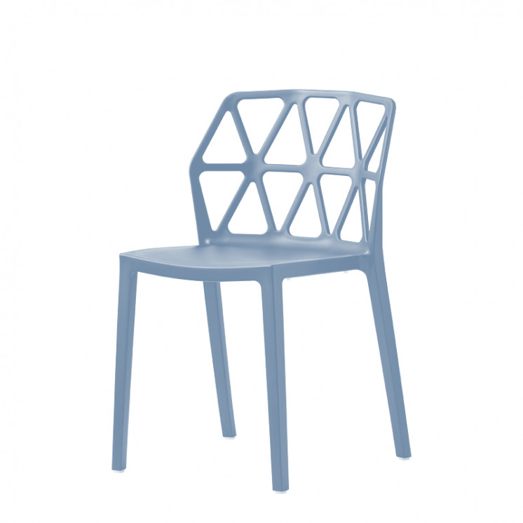 Chaise design en polypropylène ALCHEMIA, 8 coloris Connubia