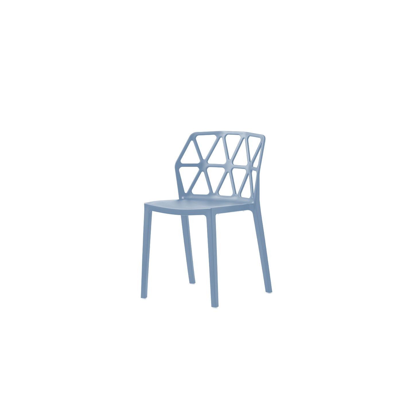 Chaise design en polypropylène ALCHEMIA, 8 coloris Connubia
