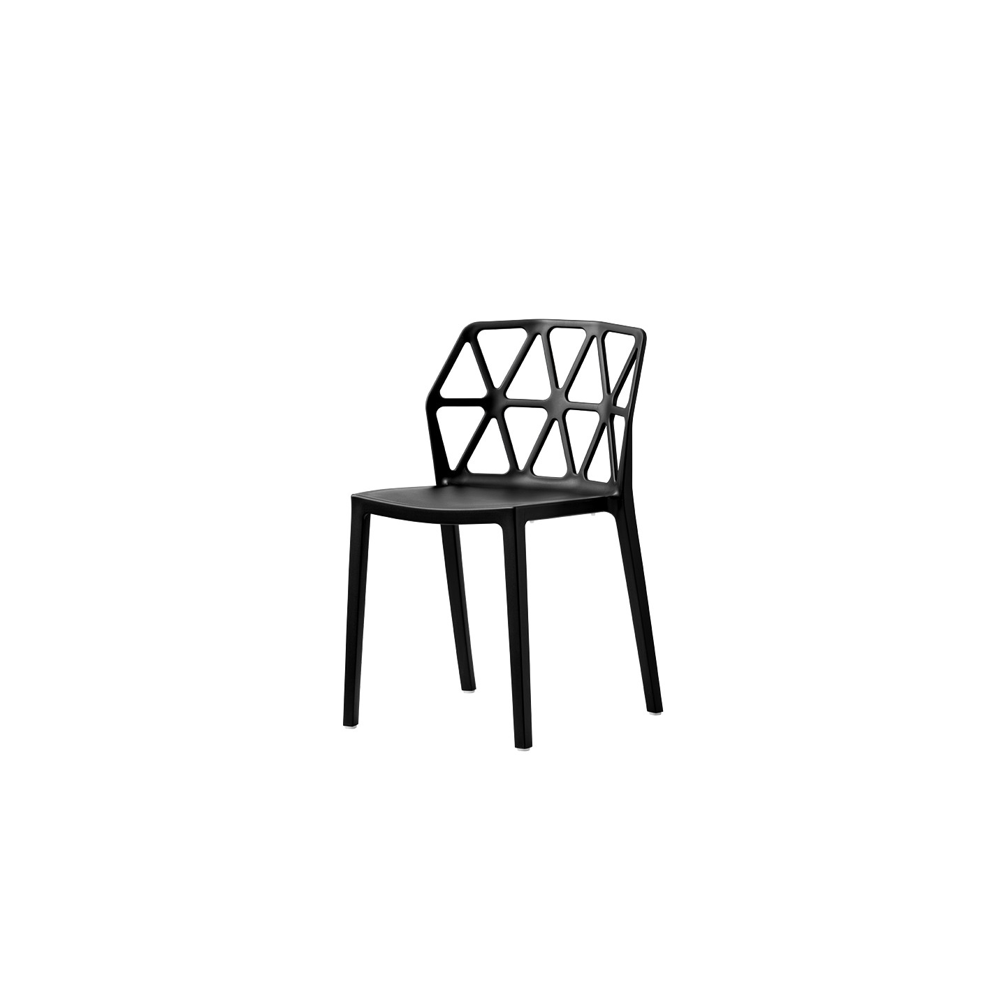 Chaise design en polypropylène ALCHEMIA, 8 coloris Connubia