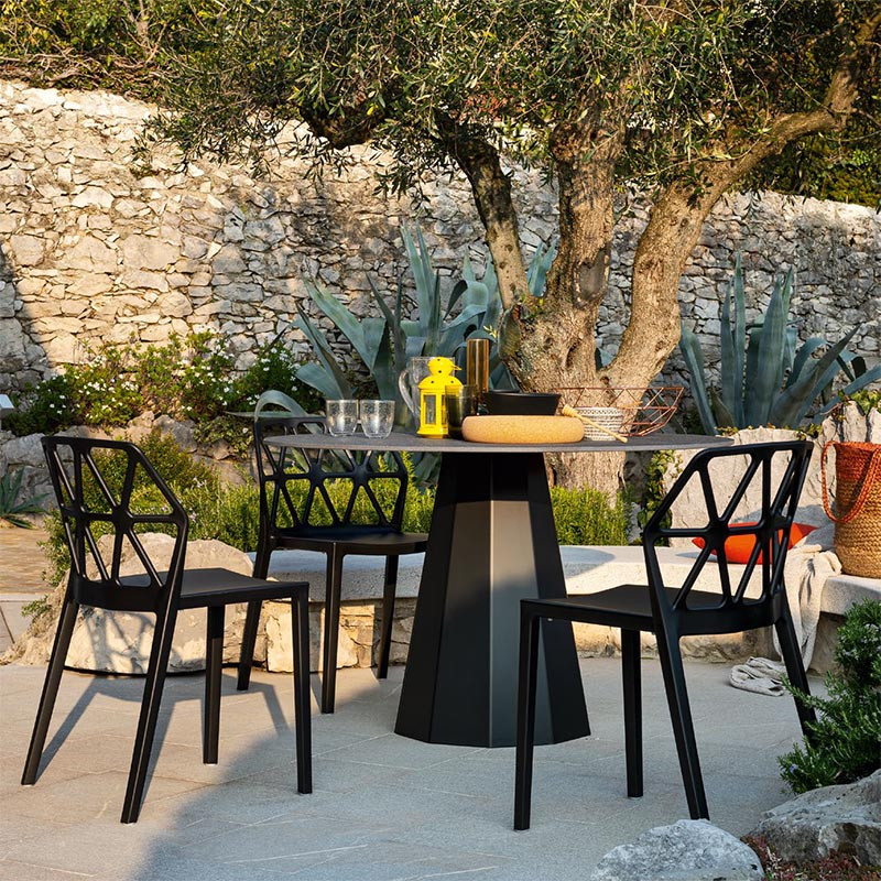 Chaise design en polypropylène ALCHEMIA, 8 coloris Connubia