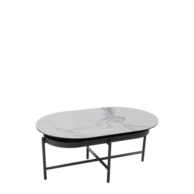 Table basse céramique extensible PAROS, 7 finitions Akante
