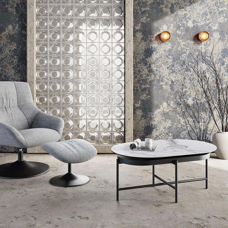 Table basse céramique extensible PAROS, 7 finitions Akante