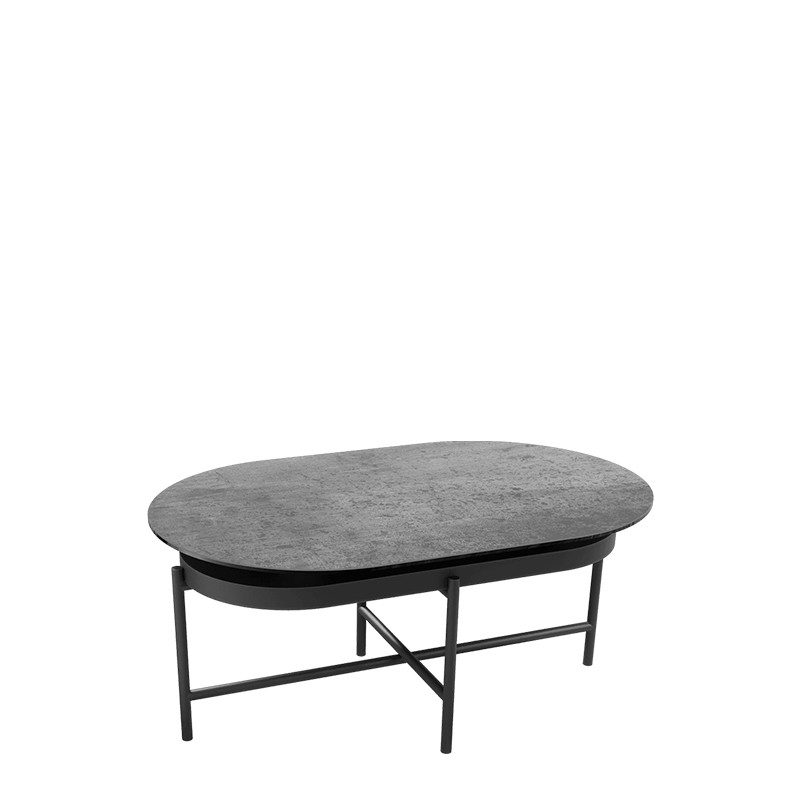 Table basse céramique extensible PAROS, 7 finitions Akante