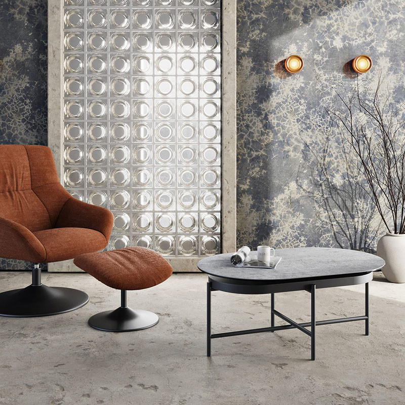 Table basse céramique extensible PAROS, 7 finitions Akante