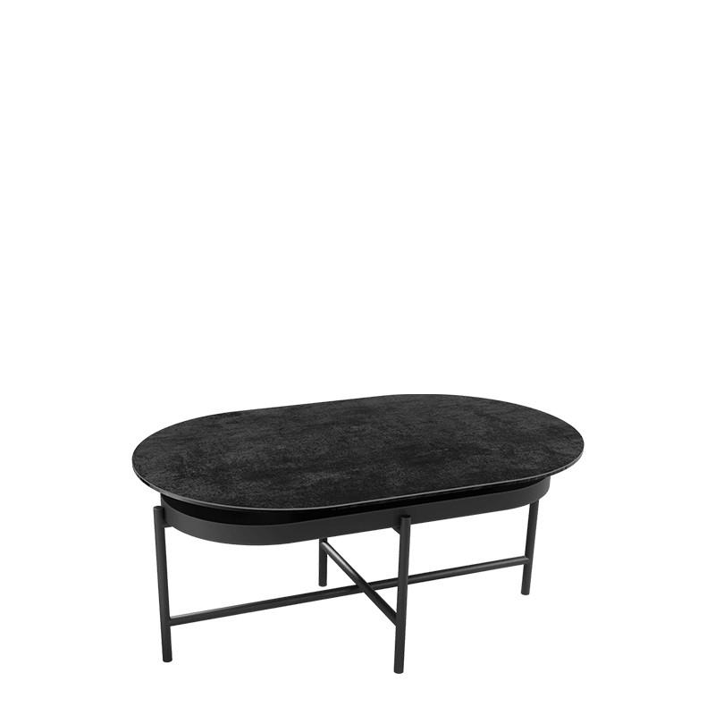 Table basse céramique extensible PAROS, 7 finitions Akante