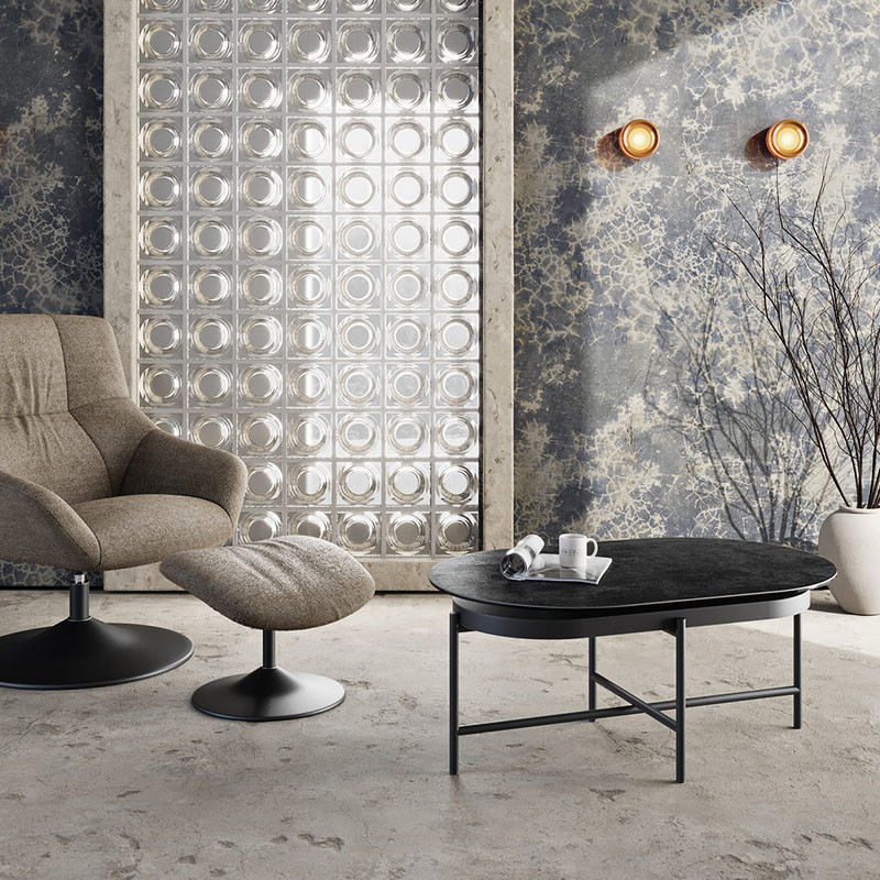 Table basse céramique extensible PAROS, 7 finitions Akante