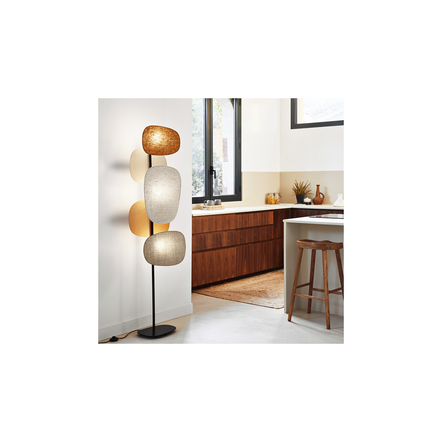 Lampadaire lin SCREEN 70'S Market Set