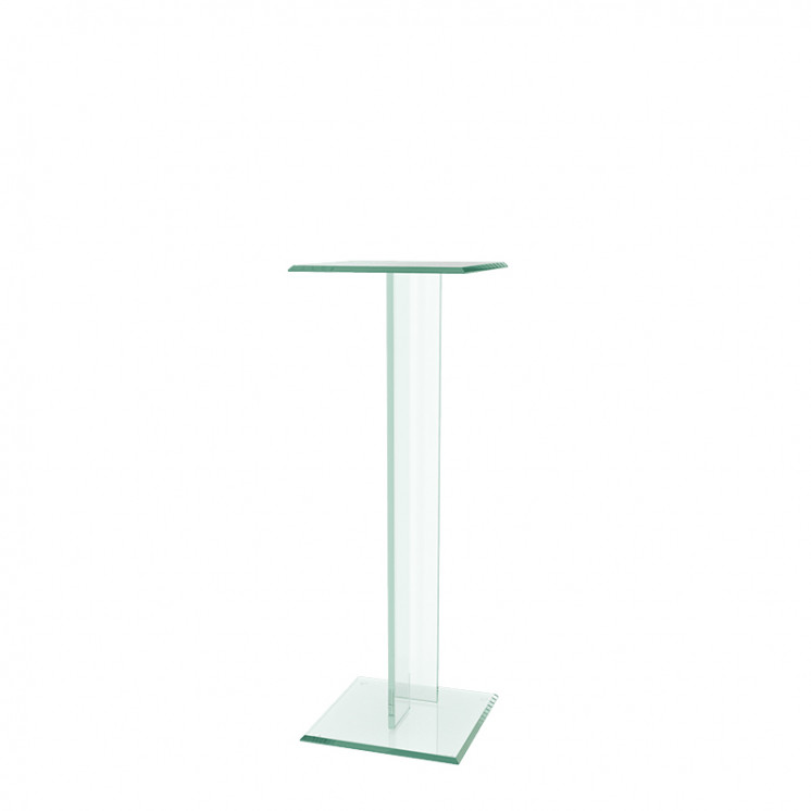 Table d'appoint en verre TRIVIA, 3 hauteurs Akante