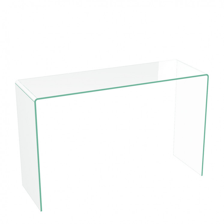 Console en verre AURORA, 3 tailles et 2 finitions Akante