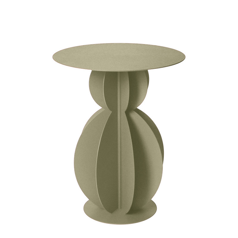 Table d'appoint métal FACETTE Ø40, 4 coloris Resistub Productions