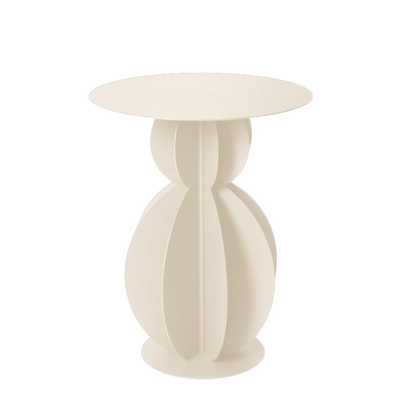 Table d'appoint métal FACETTE Ø40, 4 coloris Resistub Productions