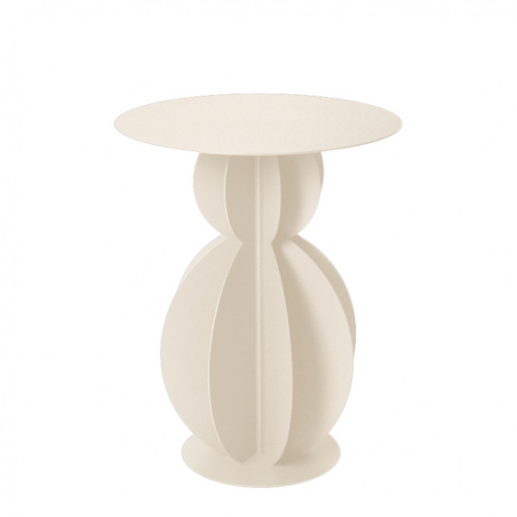 Table d'appoint métal FACETTE Ø40, 4 coloris Resistub Productions