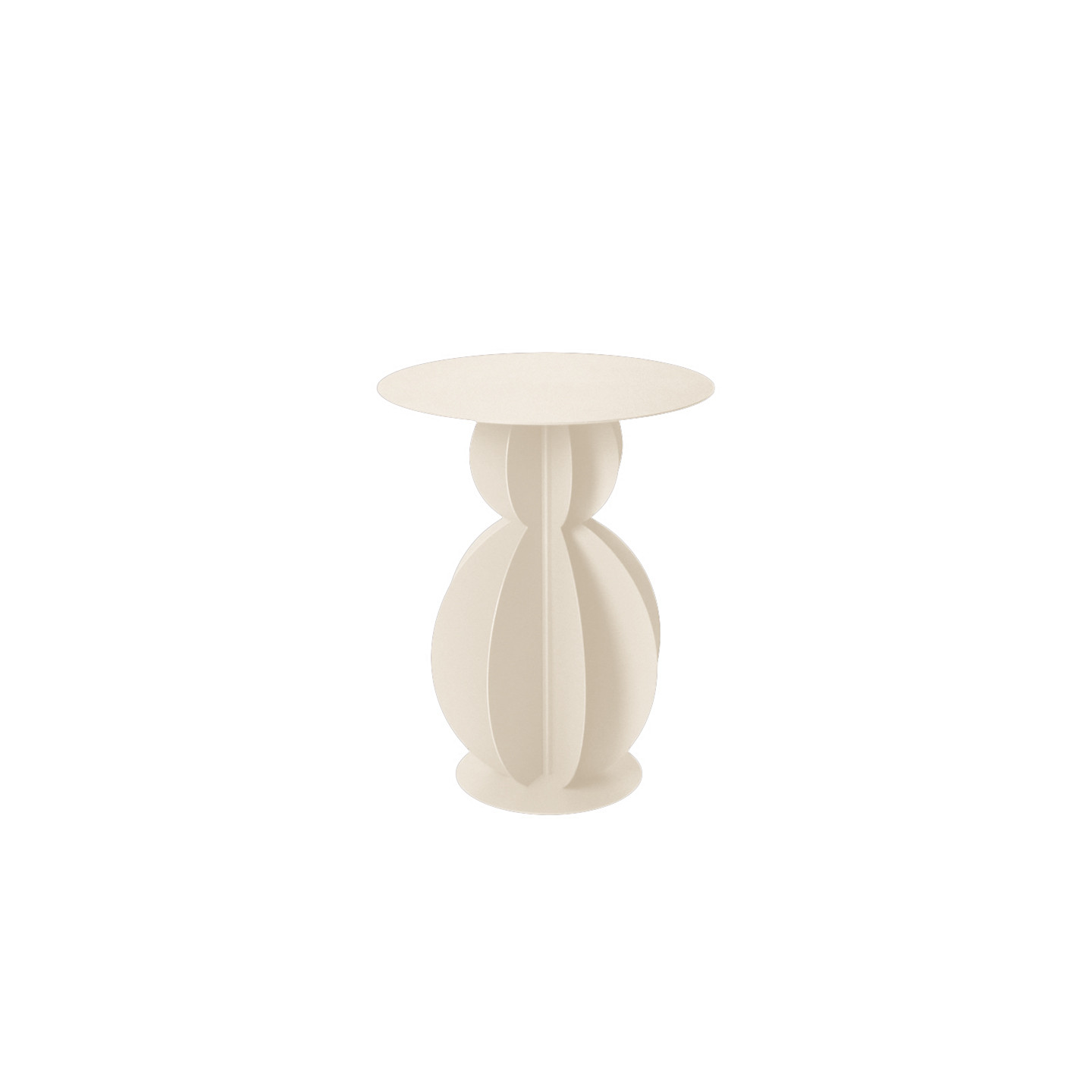 Table d'appoint métal FACETTE Ø40, 4 coloris Resistub Productions