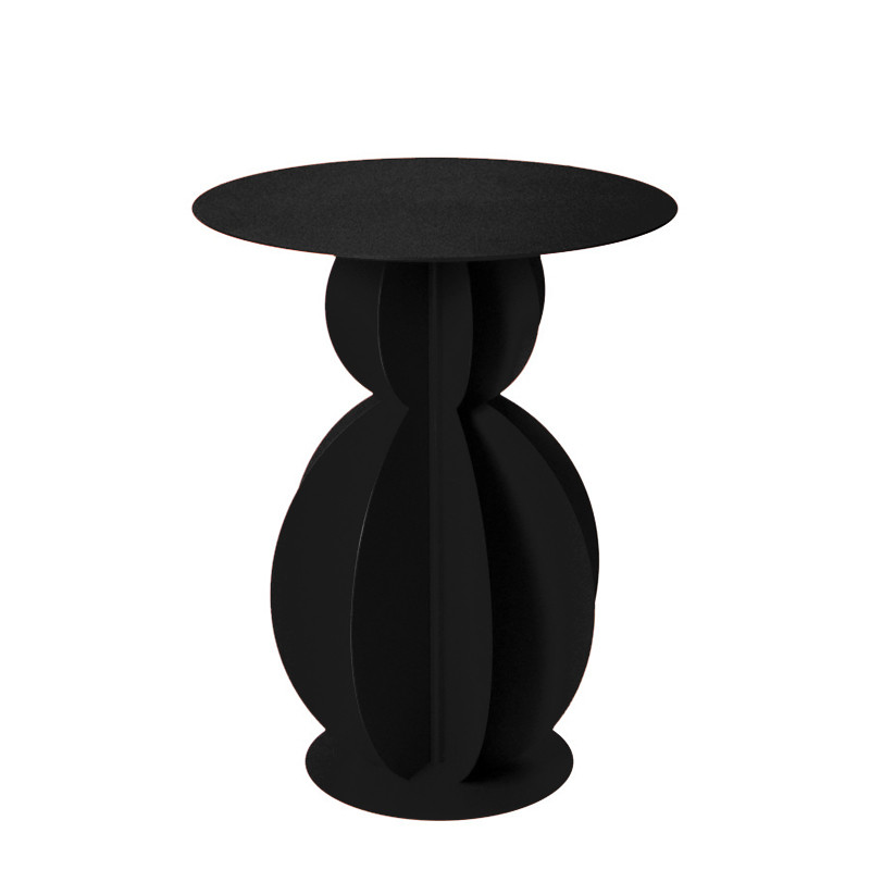 Table d'appoint métal FACETTE Ø40, 4 coloris Resistub Productions