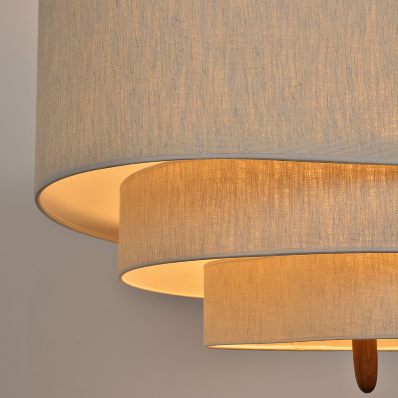 Suspension luminaire en tissu PEBBLE Market Set