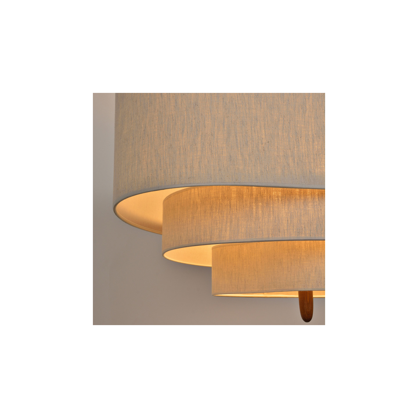 Suspension luminaire en tissu PEBBLE Market Set