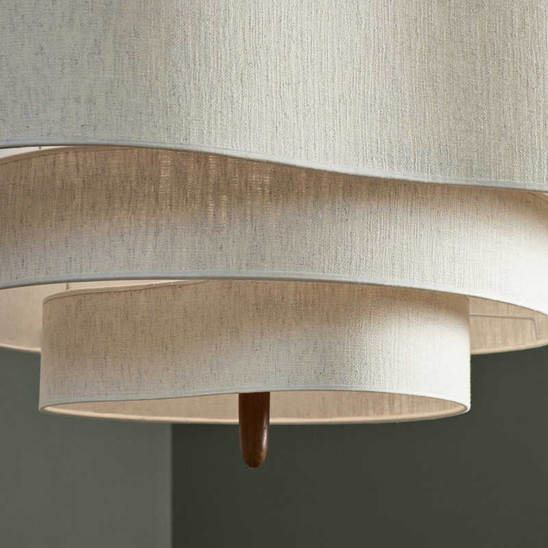 Suspension luminaire en tissu PEBBLE Market Set