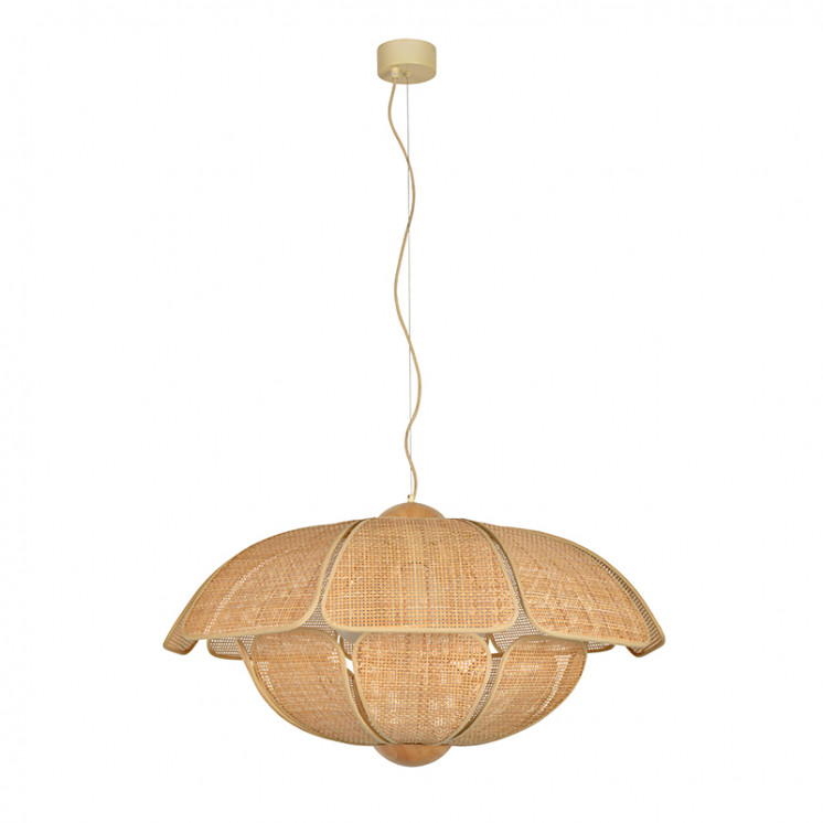 Suspension luminaire cannage COQUILLAGE D70 Market Set