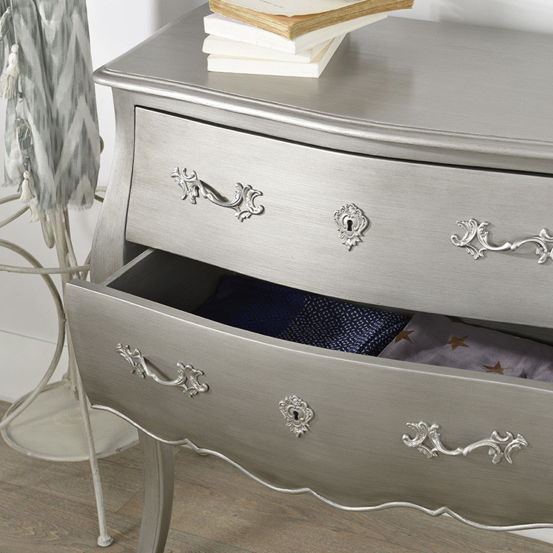 Commode de style NEW SILVER MURANO Amadeus