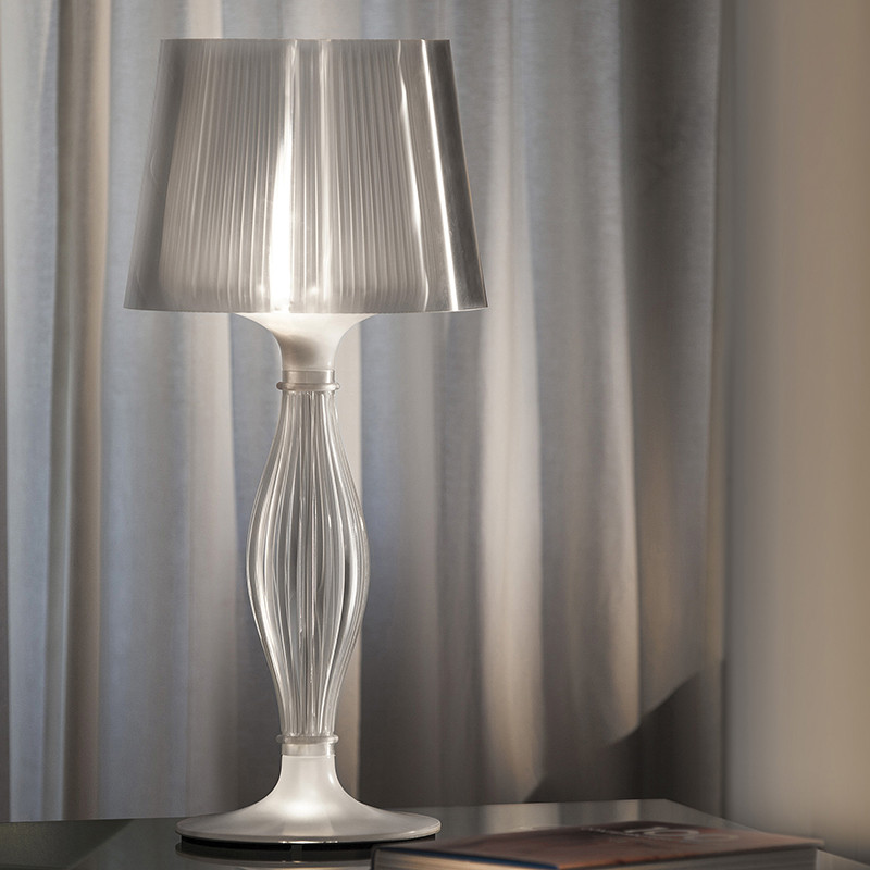 Lampe de table design italien LIZA, 2 finitions Slamp