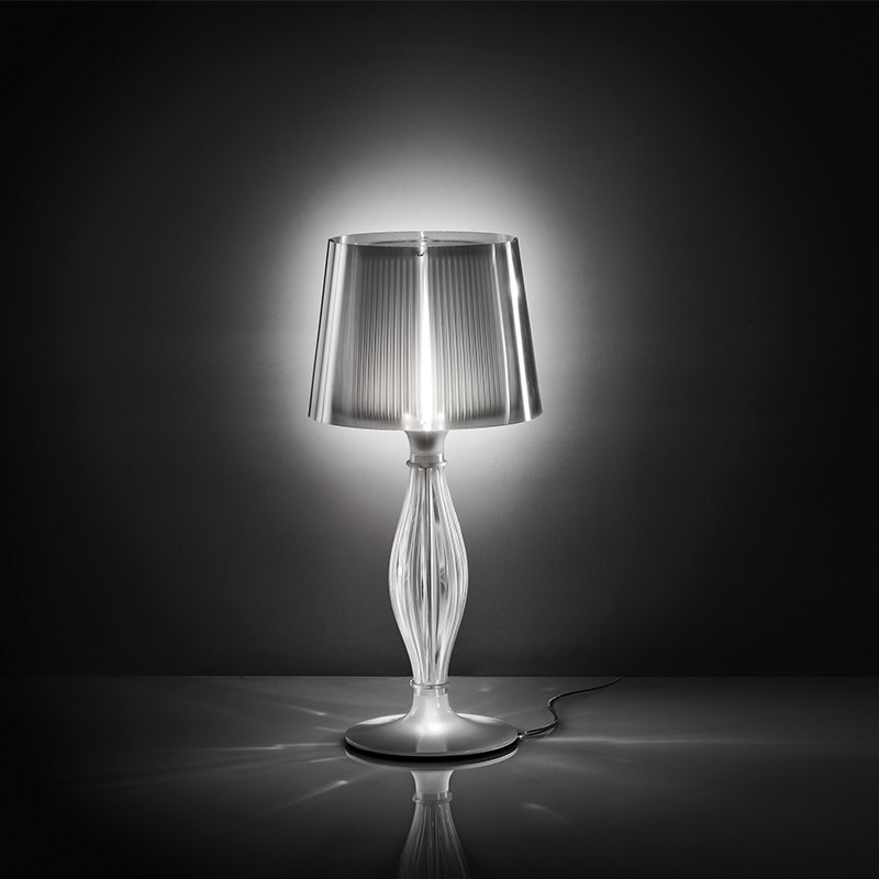 Lampe de table design italien LIZA, 2 finitions Slamp