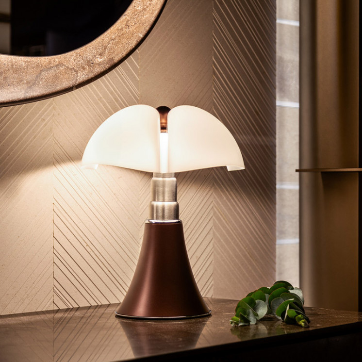 Lampe design PIPISTRELLO BRONZE Martinelli Luce