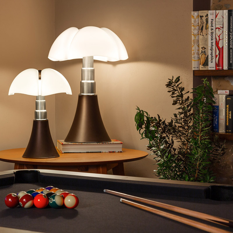 Lampe design PIPISTRELLO BRONZE Martinelli Luce
