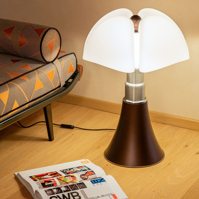 Lampe design PIPISTRELLO BRONZE Martinelli Luce