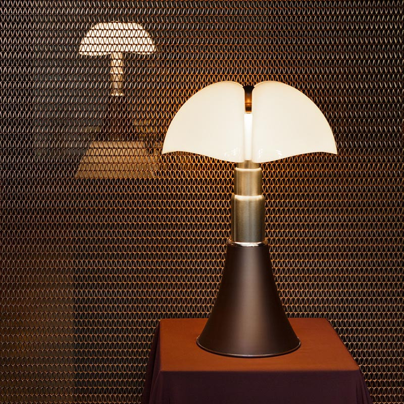 Lampe design PIPISTRELLO BRONZE Martinelli Luce