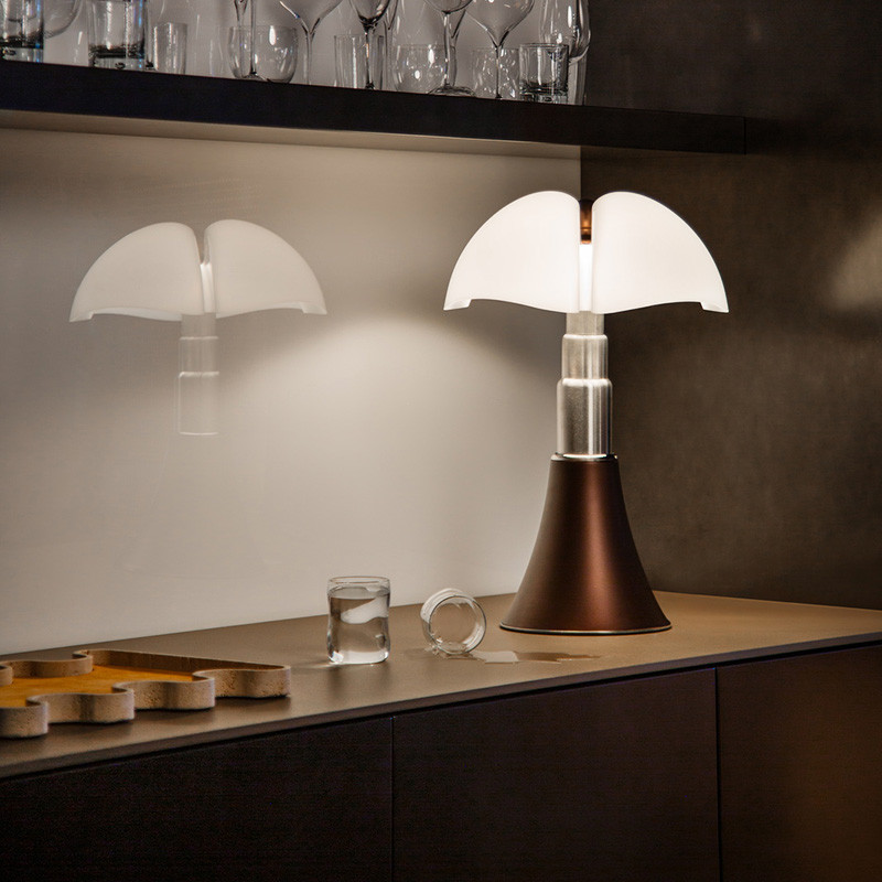 Lampe design PIPISTRELLO BRONZE Martinelli Luce