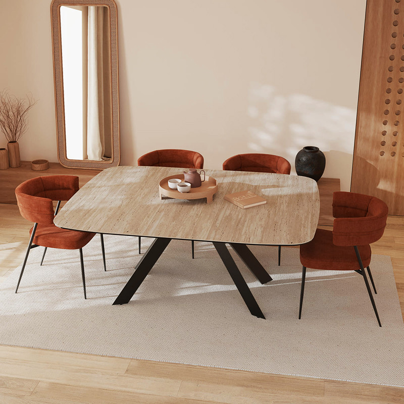 Chaise moderne salle à manger LONDRES, 8 coloris Akante
