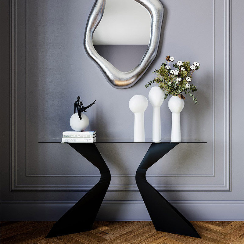 Meuble console noire GLORIA Kare Design