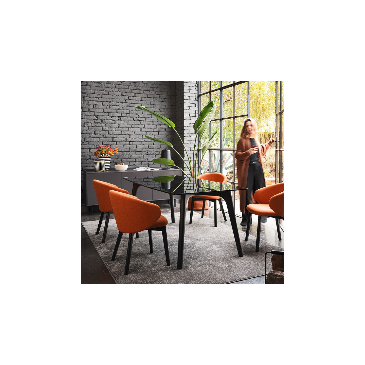 Meuble bas 3 portes COVER, 3 coloris Connubia
