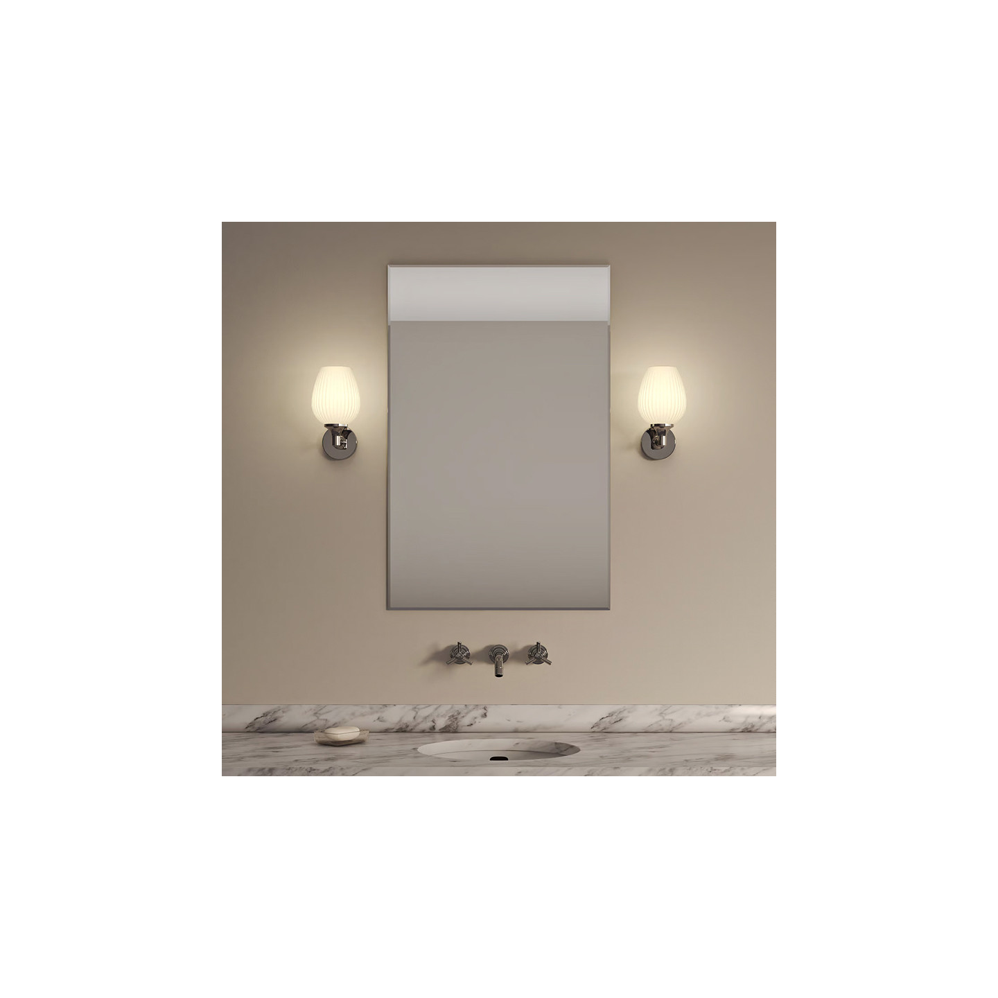 Applique salle de bain rétro LIBERTY, 3 finitions Astro Lighting